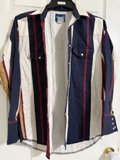 Wrangler Brushpopper Western Vintage Shirt Medium