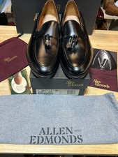 NWB Allen Edmonds Grayson Men's Black Leather Tassel Loafers Sz 11.5 3E     