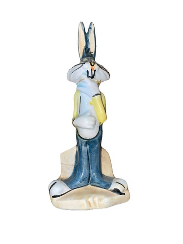 Forrest Hills Italy Looney Tunes Decanters Set Bugs Bunny And Babs 1970s - Picture 7 of 10