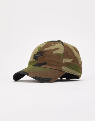 Nike Heritage 86 Relaxed Cap / Camo Green Black / RRP £24