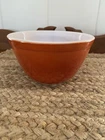 Vintage Pyrex 401 Fire Glo Orange Ombre Small Mixing Bowl
