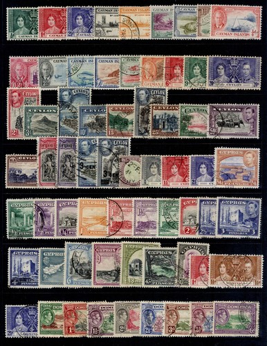 COMMONWEALTH GVI USED COLLECTION, x4 hagner sheets (#72) - Picture 2 of 4