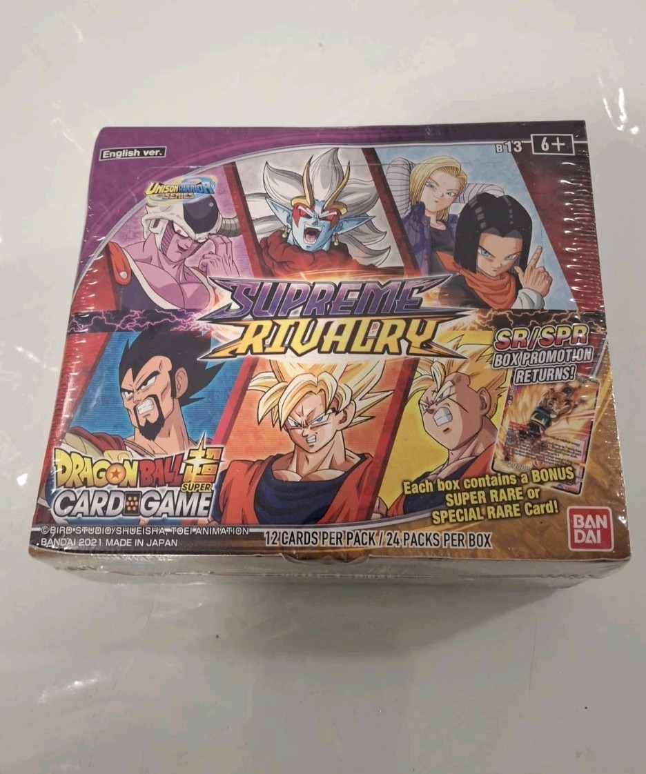 Dragon Ball Super Card Game - Caja 24 Boosters B13 : Supreme Rivalry (Año 2021)