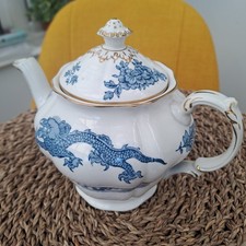 Booths Vintage Blue Dragon Teapot