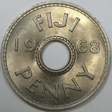 1968 Fiji One Penny - Uncirculated (Lot#1)
