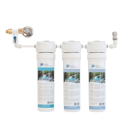 Wasserfiltersystem Haupt- & 2 Erweiterungsfilterstufen AA Inline (dreistufig)