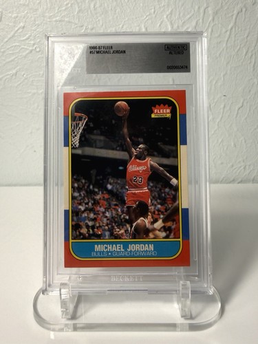 1986-87 Fleer - Michael Jordan #57 (RC) Amazing Clean Copy 🐐 GRADE THIS