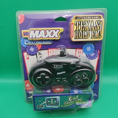 VS Maxx Plug And Play Game Texas Hold Em 6 In 1 Casino Game Brand New Sealed 
