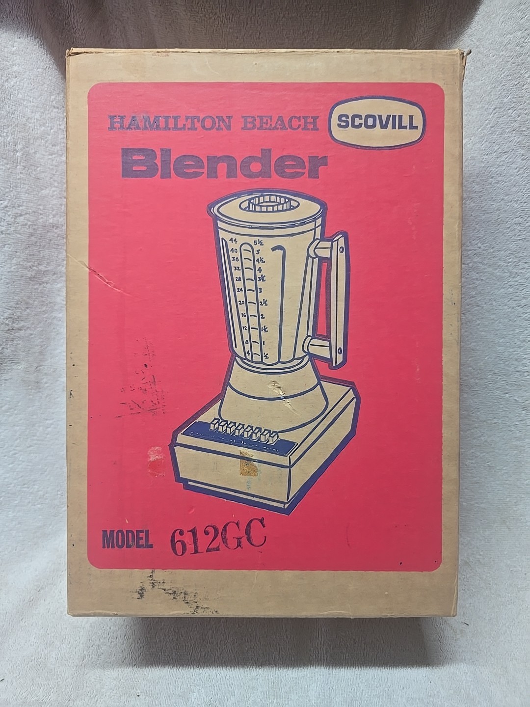 Vtg. BRAND NEW Hamilton Beach SCOVILL 7 Speed Blender 612GC 
