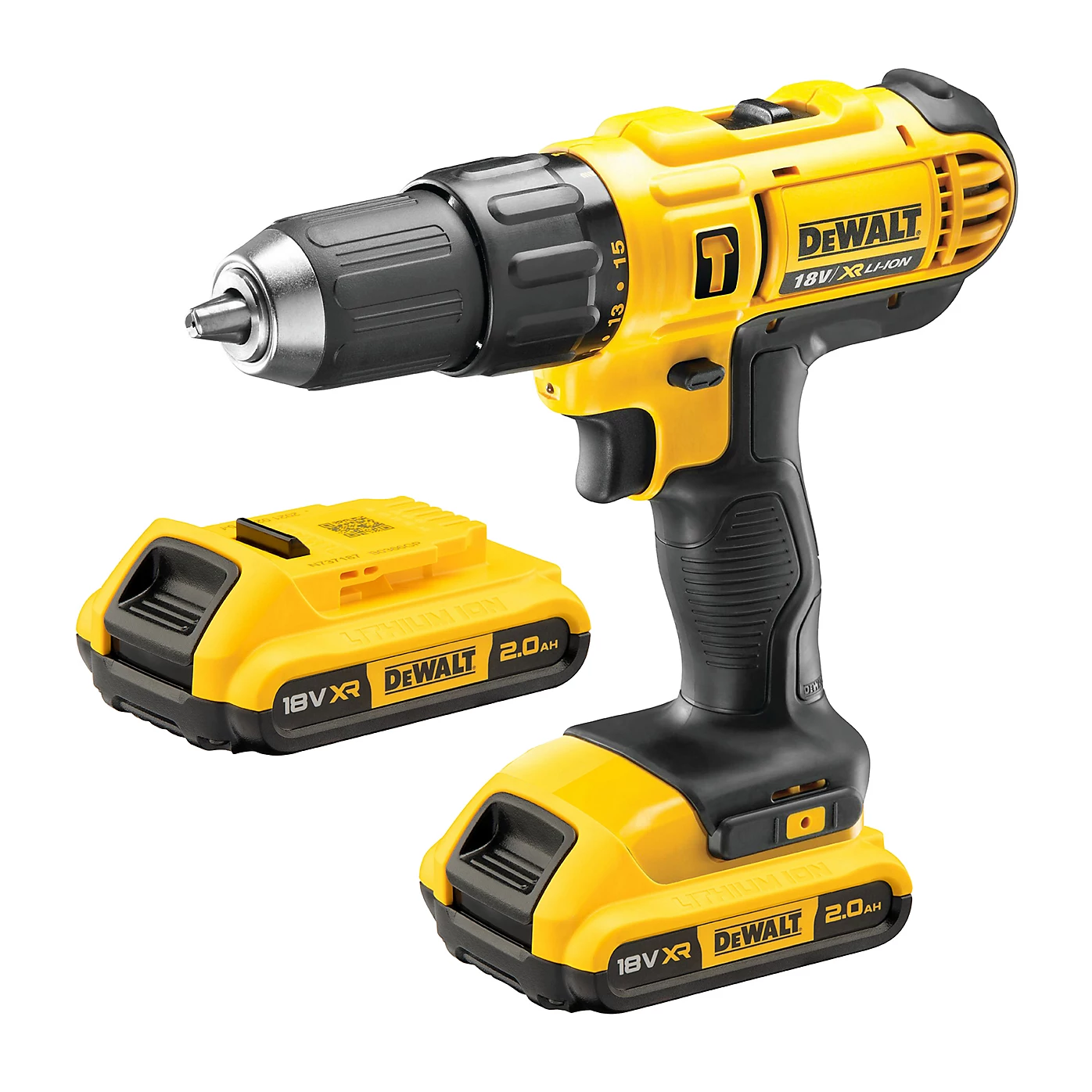 Dewalt 18V Cordless Combi Drill DCD776D2T 2x 2.0Ah Li-ion Batteries & Charger