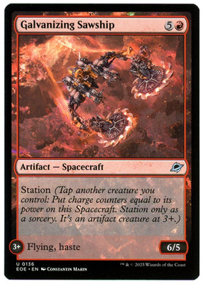 Galvanizing Sawship - 0136 - Edge of Eternities - MTG - NM Ships Now