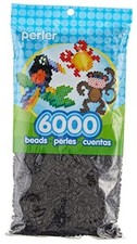 Beads Fuse Beads for Crafts, Small, 6000pcs Black