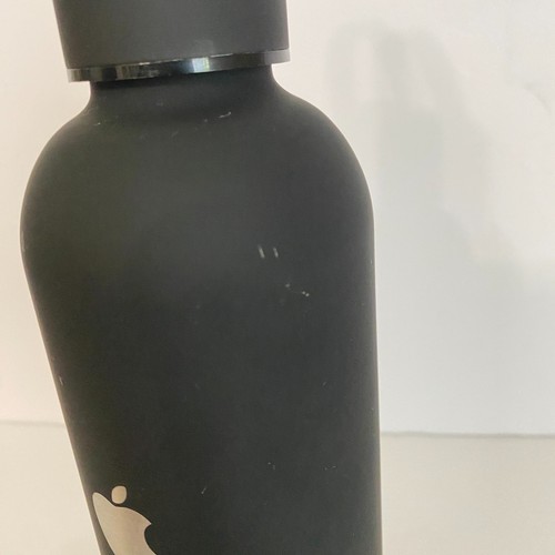 Apple Logo Black 17oz Stainless Steel Water Bottle BPA-Free Red Handle - Picture 10 of 18