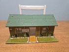 Vintage Marx U.S. Army Training Center T3-21 Tin Litho Building -Missing Chimney