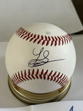 Yeison Santana Signed official Carolina League Baseball COA Cubs Auto