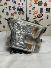 Fit For 2015 2016 2017 Ford F150 Passenger Side Halogen Headlight Lamps Assembly