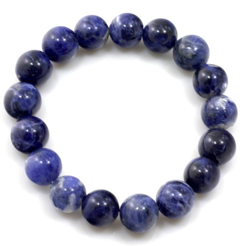 12mm Handmade Round Beaded Stretch Balance Bracelet 6.5-9" Healing Gemstone Gift - Picture 84 of 96