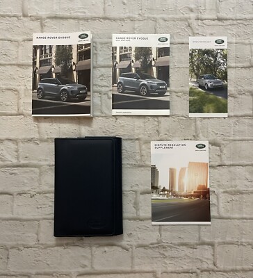 2019 Land Rover RANGE ROVER EVOQUE Owners Manual, (Autobiog Dynamic Pure SE HSE)