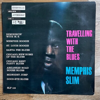Memphis Slim Travelling With The Blues 1960 vinyl lp Excellent
