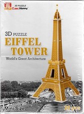 Cubic Happy 3D Puzzle EIFFEL TOWER, 20 PCS 668-2   104-OSPBXS 
