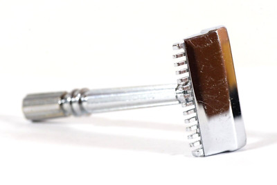 Gem Micromatic 1950's Safety Razor USA Single Edge Chrome Razor