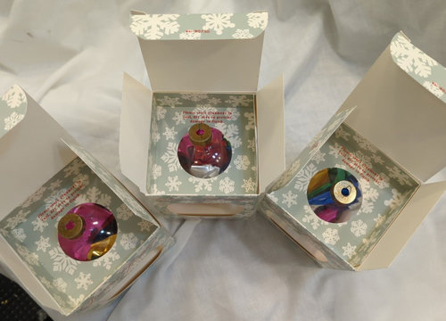 Signatures of Christmas Round Ornaments 1992 Fiesta Mall Phoenix AZ 3er Set Vintage - Bild 4 von 4