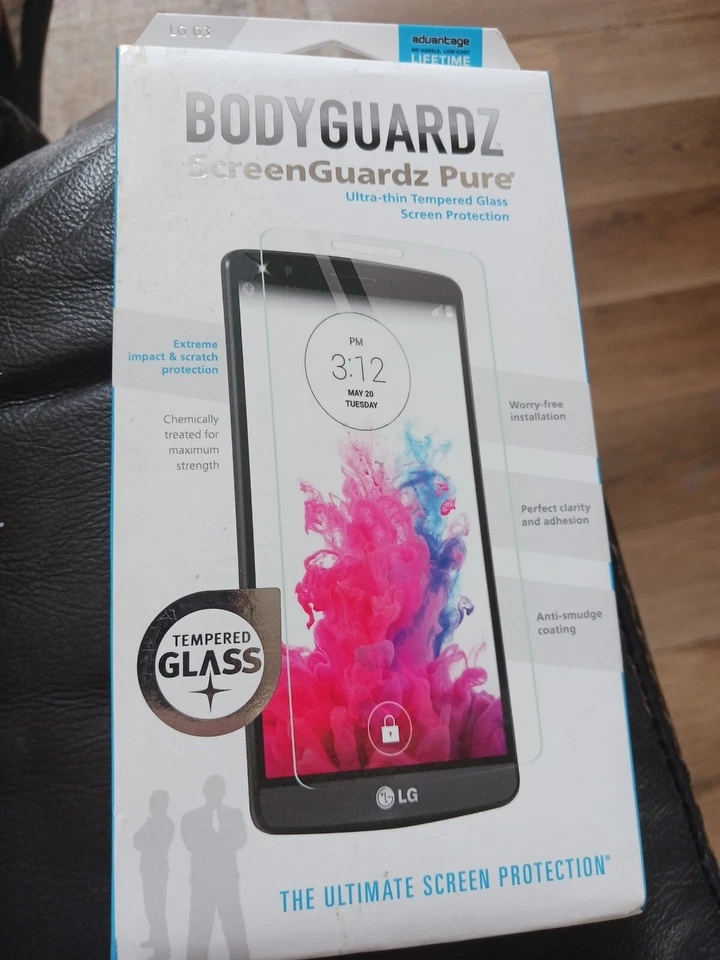 Bodyguardz Pure Tempered Glass Screen Protector for LG G3 Vigor - Image 3 of 4