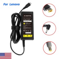 USB Type C Round Adapter Charger For Lenovo IBM ThinkPad Chromebook Yoga Laptop