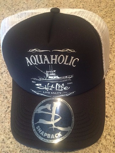 SALT LIFE AQUAHOLIC BRAND NEW HAT | eBay
