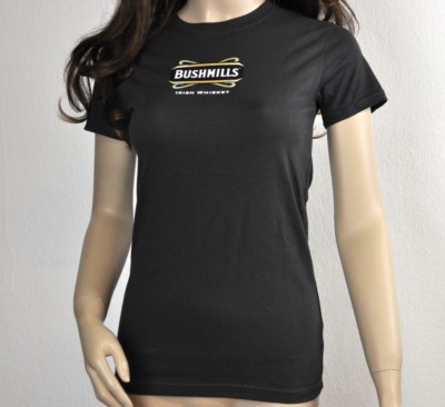 Bushmills Irish Whiskey USA Damen T-shirt Größe S olivgrün