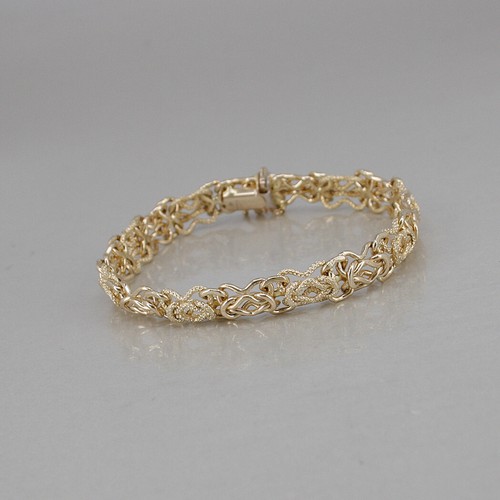 Armband in 750/18k Gelbgold, Länge: ca. 19 cm