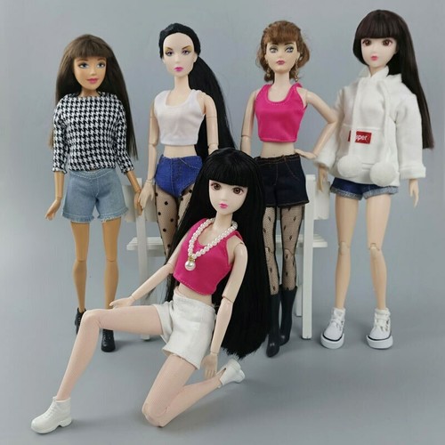 Fashion Denim Jeans Bottoms Shorts For 11.5" 1/6 Girl Doll Clothes For Blyth - Picture 6 of 25