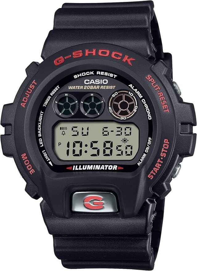 時計 CASIO G-SHOCK DW6900 DW6900-1V | Digital Black Men's Watch G-SHOCK | CASIO
