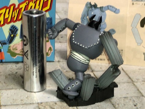 KAIYODO Time Slip Glico Miniature Figure 03 B&W Color TETSUJIN 28 Rare - Picture 4 of 9