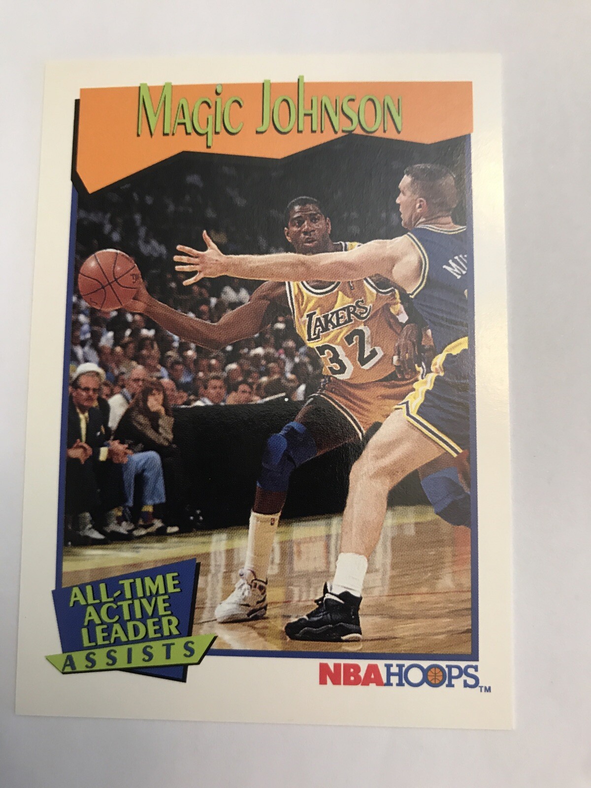 Magic Johnson 1991-92 NBA Hoops All Time Active Assists #535 Lakers Card |  eBay