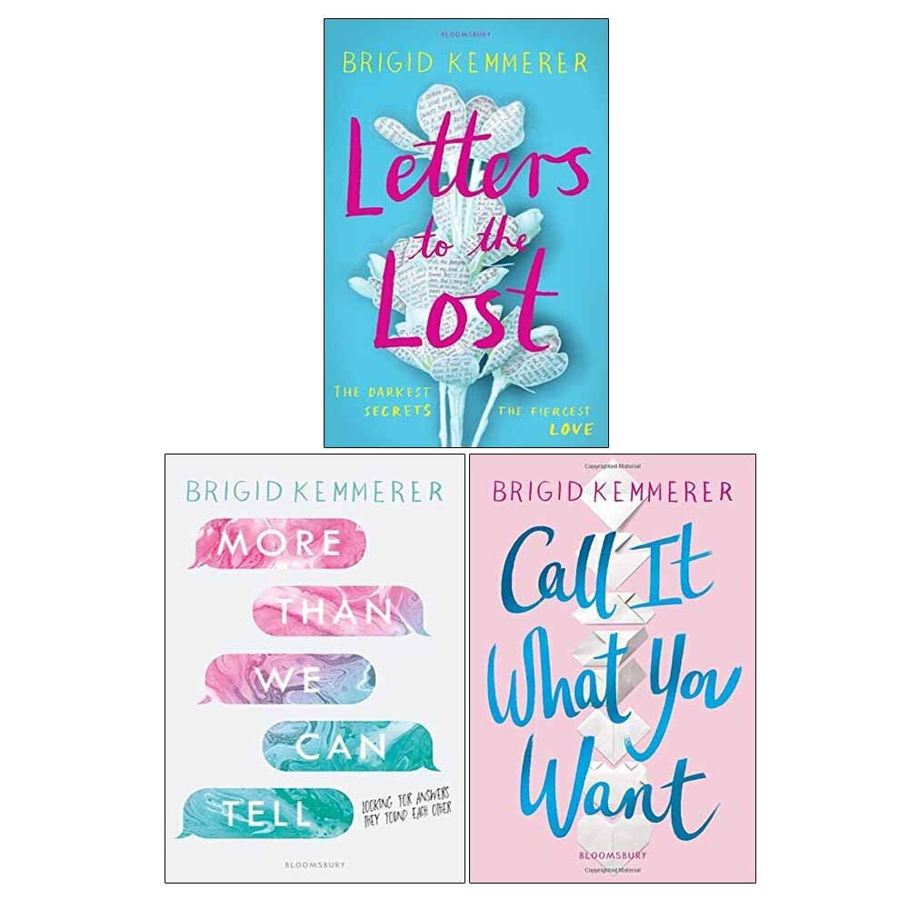 Brigid Kemmerer Collection 3 Books Set Letters to the Lost,More Than We Can Tel