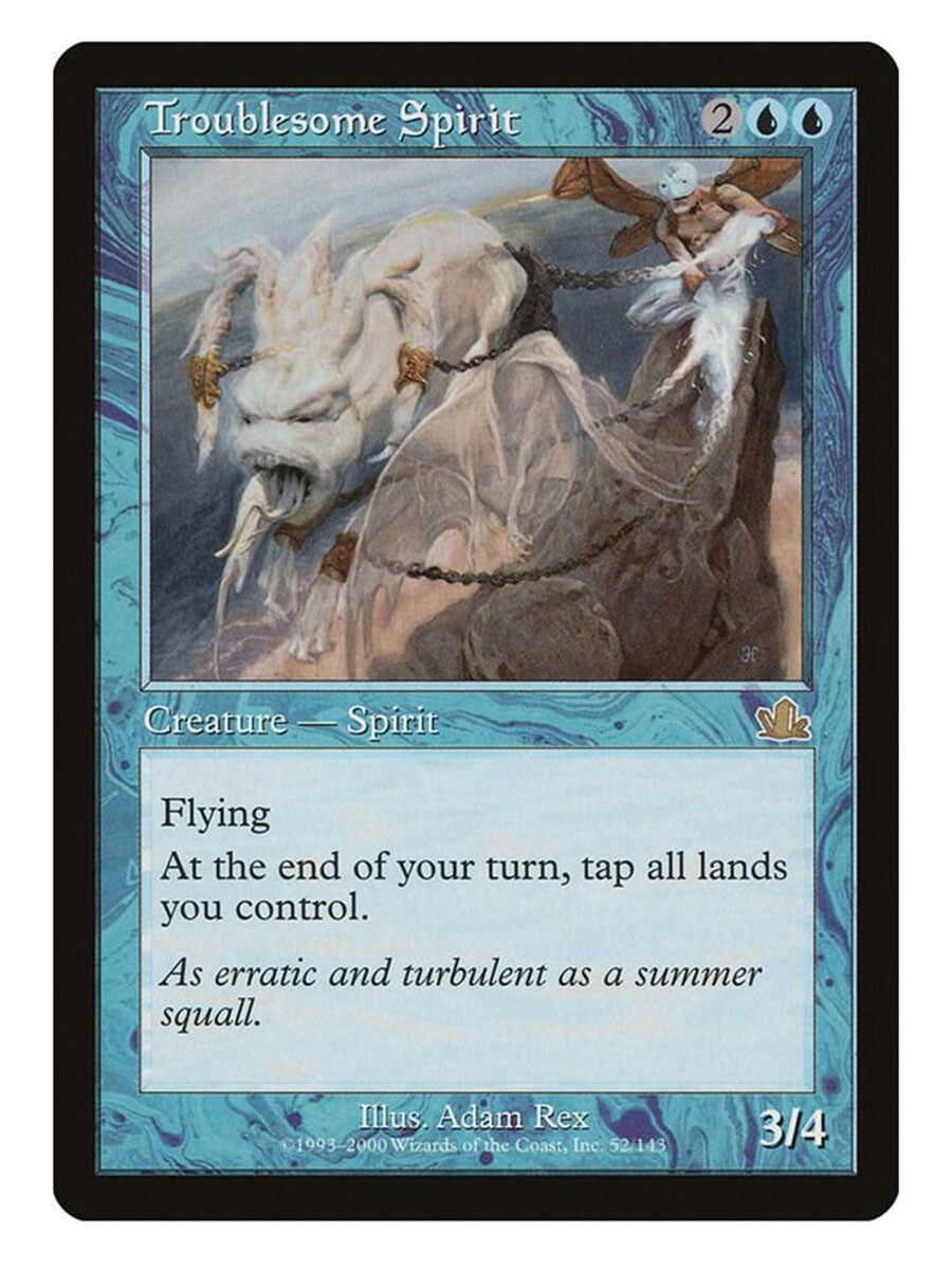 Troublesome Spirit MTG Prophecy Rare LP Lightly Played Single Card