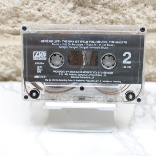 Genesis Live The Way We Walk Volume One The Shorts Cassette Tape ONLY - Picture 2 of 3