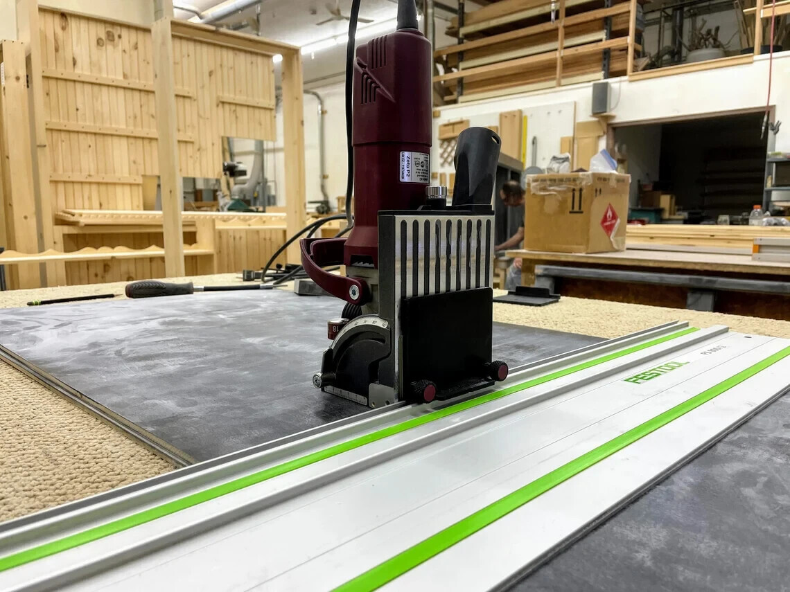 Lamello Zeta Rail Connector - Connect your Lamello to your Guide Rail