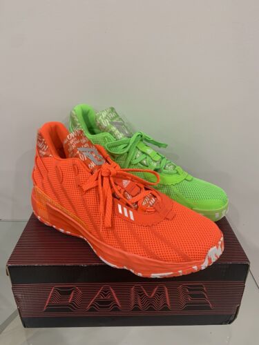 Adidas Dame 7, Green and Orange MISMATCH - Bild 1 von 7