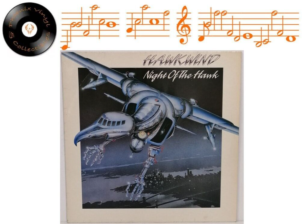 Hawkwind Night Of The Hawk Vinyl LP A1 B1 Pressing - EX