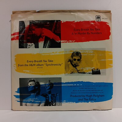 The Police EVERY BREATH YOU TAKE Murder By Numbers 45 rpm 7
