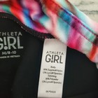 Athleta Girl Black Cropped Leggings with Pink Rainbow Waistband Size M 8-10 — photo 4