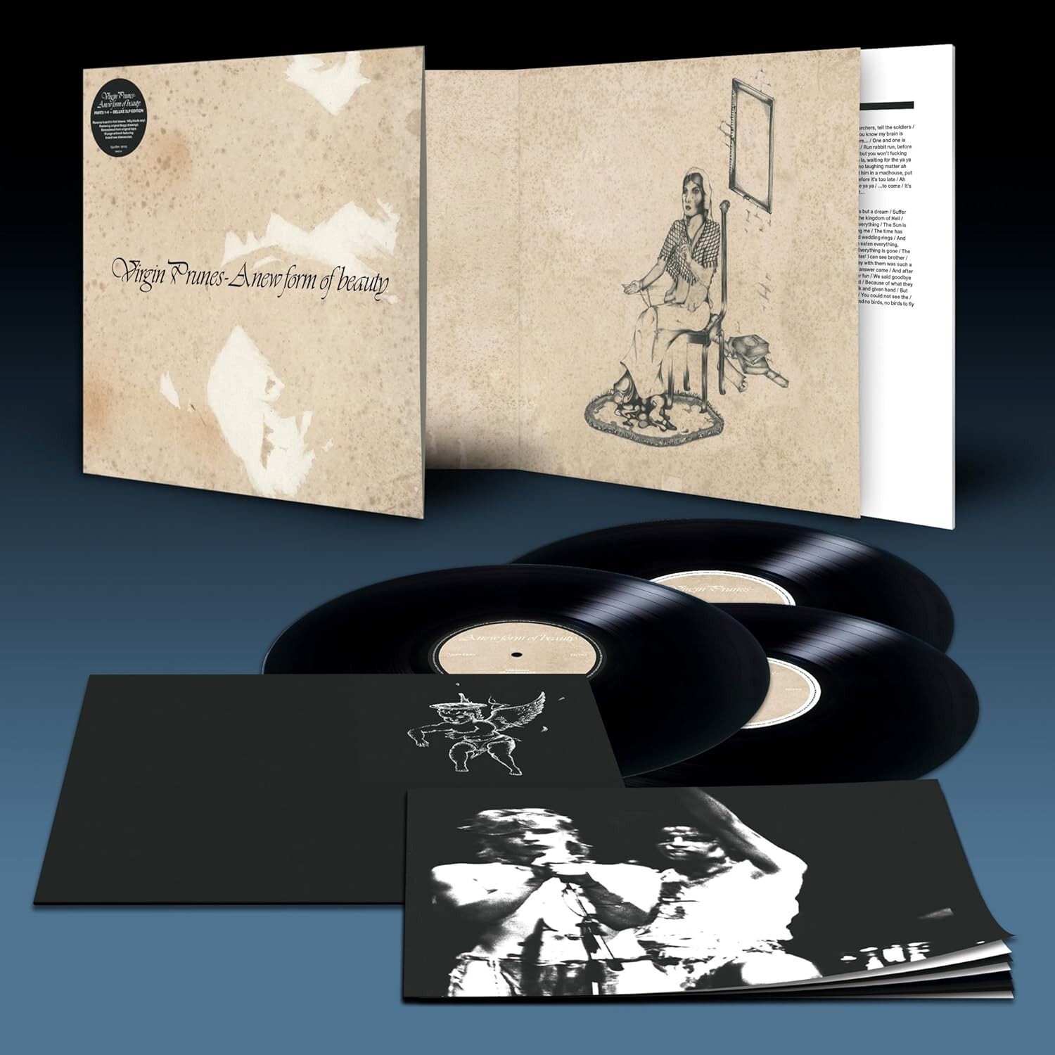 VIRGIN PRUNES  A New Form Of Beauty 1-4 BOX 3xLP  Nuovo
