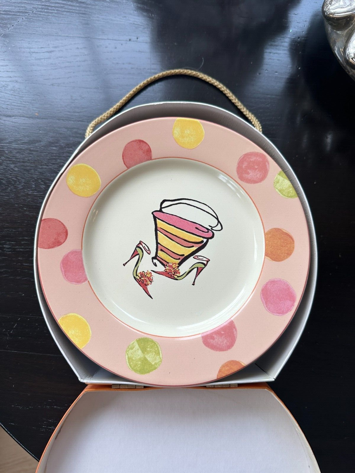 Rosanna Fashion Accessories Ceramic Set Of 4 Salad Plates