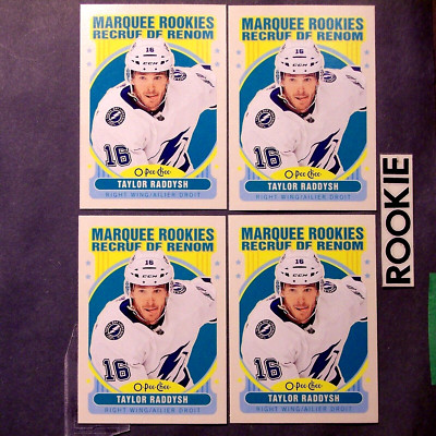 TAYLOR RADDYSH Lot of 4 RC  2021-22 O-Pee-Chee Retro MARQUEE ROOKIE #617 Chicago
