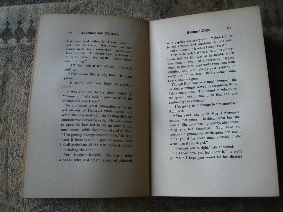 Myrtle Reed - Lavender and Old Lace - 1902 - hardcover | eBay