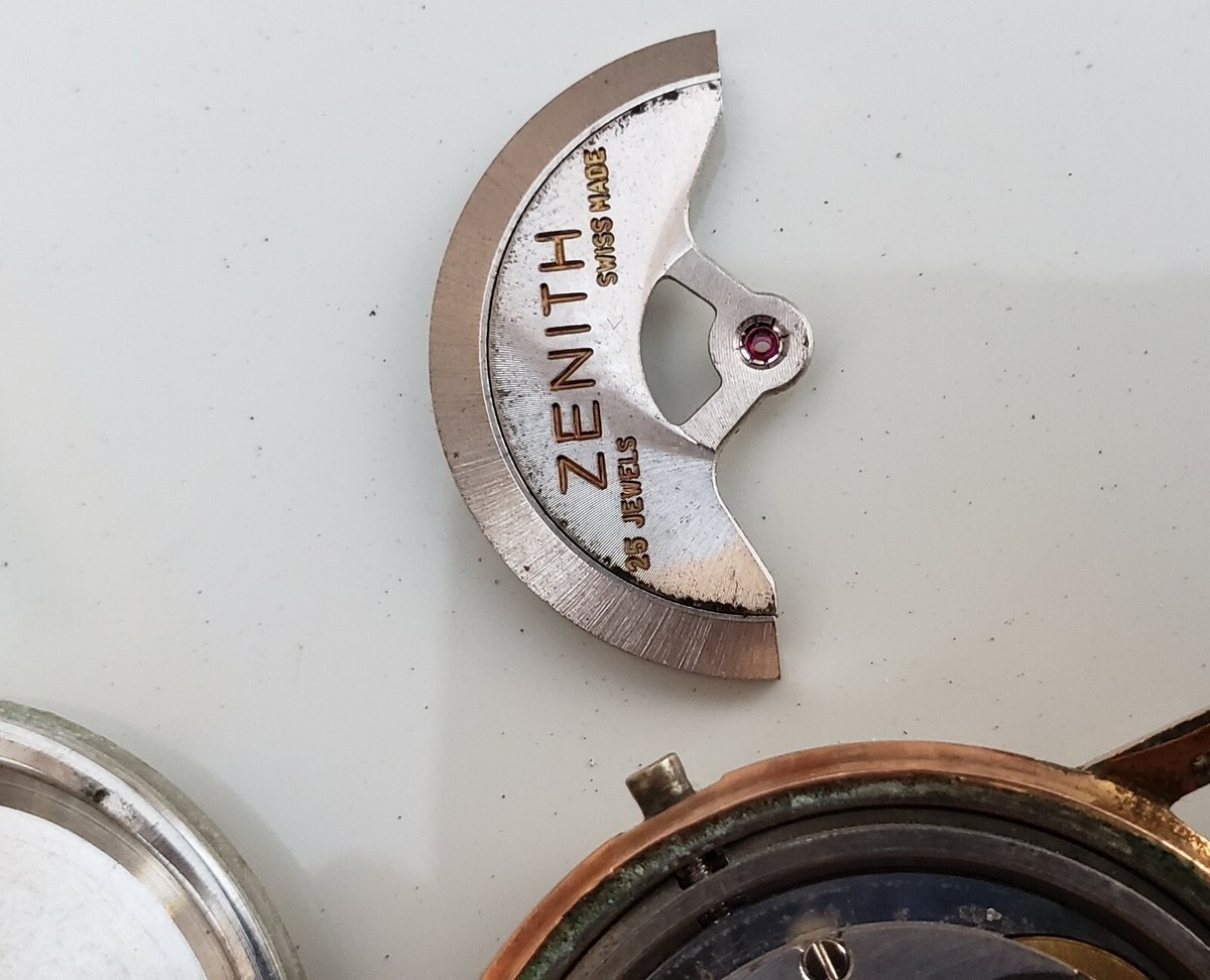 VINTAGE ZENITH AUTOMATIC CAL 2542PC GOLD PLATED 34MM MENS WATCH | eBay