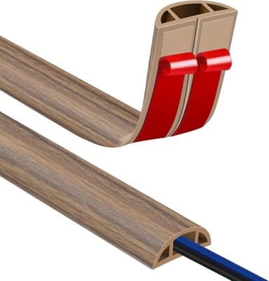 Bodenkabelabdeckung Drahtabdeckung 3m Kabelbodenabdeckung selbstklebend Kabelabdeckung für