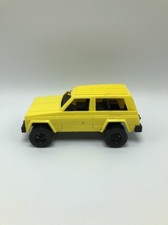 VTG Tootsie Toy 4x4 Jeep Cherokee Toy Yellow Made In USA